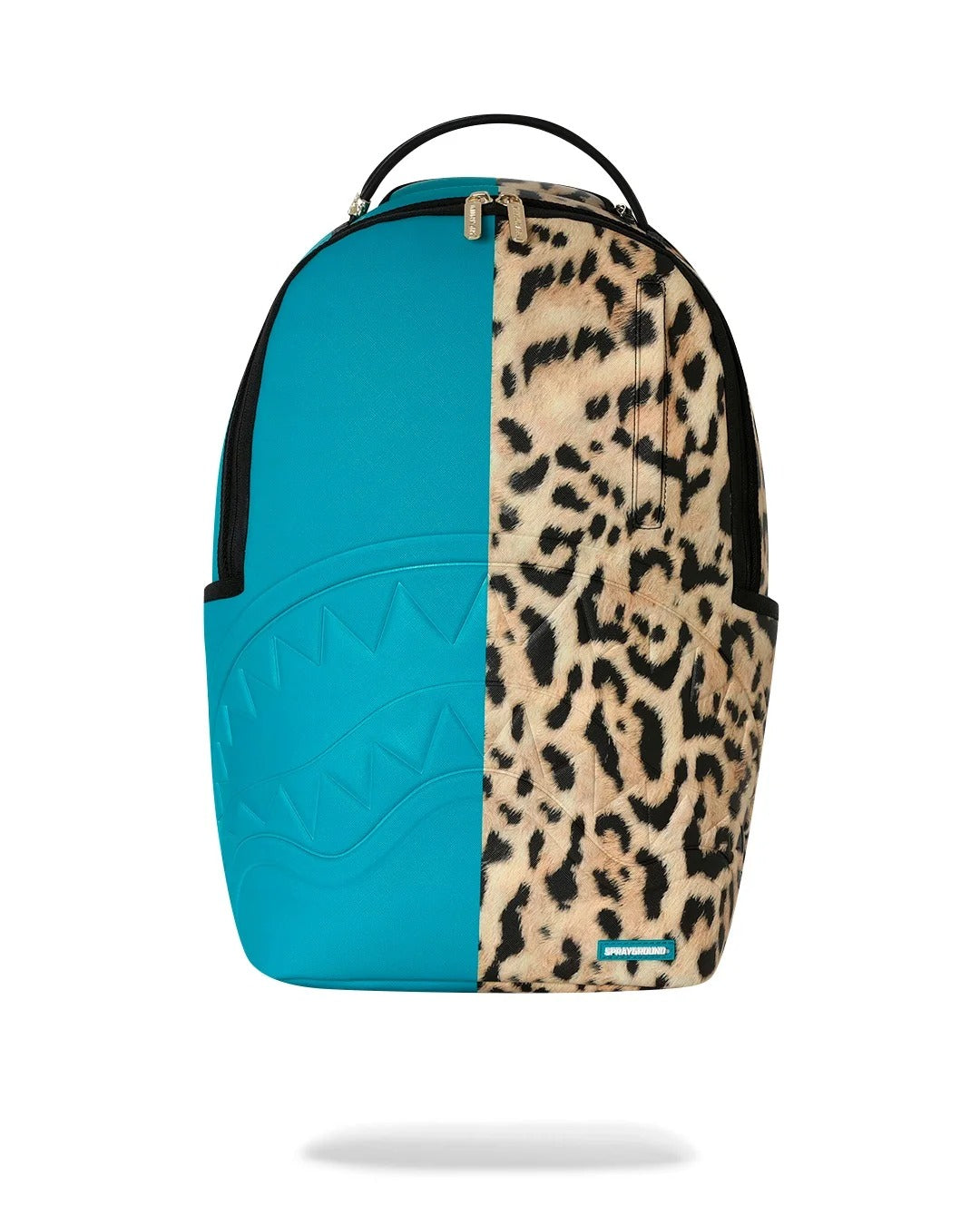 SPRAYGROUND Zaino CHEETAH SPLIT-Turchese/Animalier