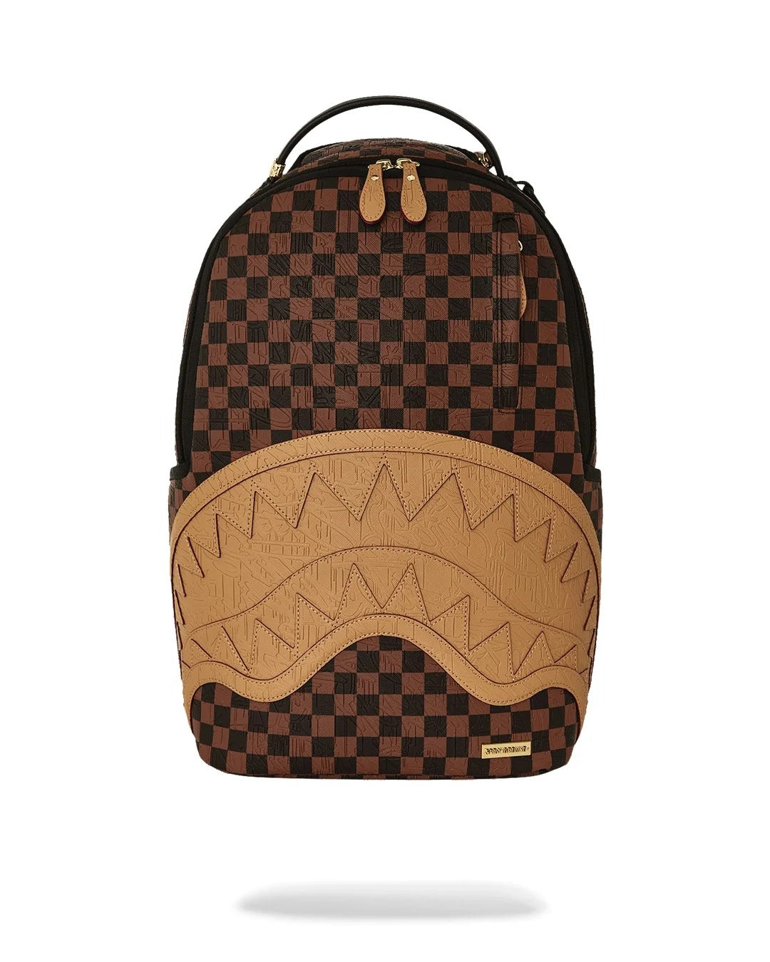 SPRAYGROUND Zaino EMBOSSED CHECK-Marrone