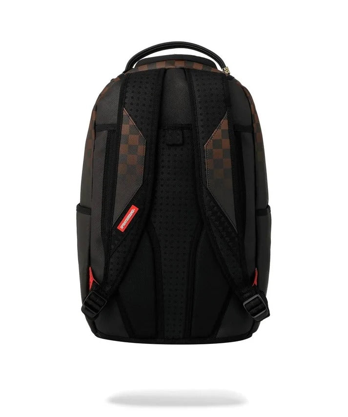 SPRAYGROUND Zaino CHECK GHOST DRIP-Marrone