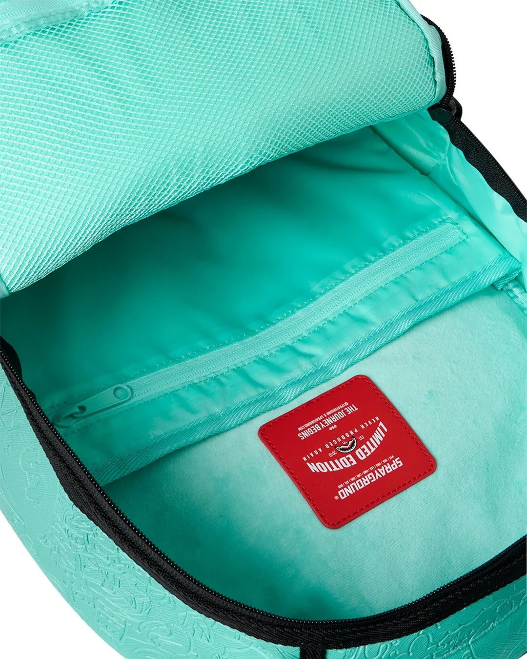 SPRAYGROUND Zaino DOODLE EMBOSS-Turchese
