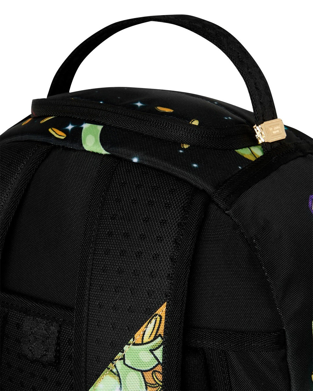 SPRAYGROUND Zaino DISNEY HOKUSAI MONEY WAVE-Nero/Oro