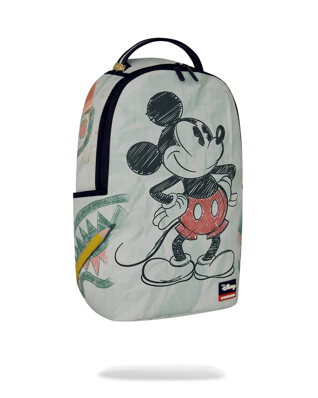 SPRAYGROUND Zaino DISNEY OLD SCHOOL MICKEY SKETCH-Bianco