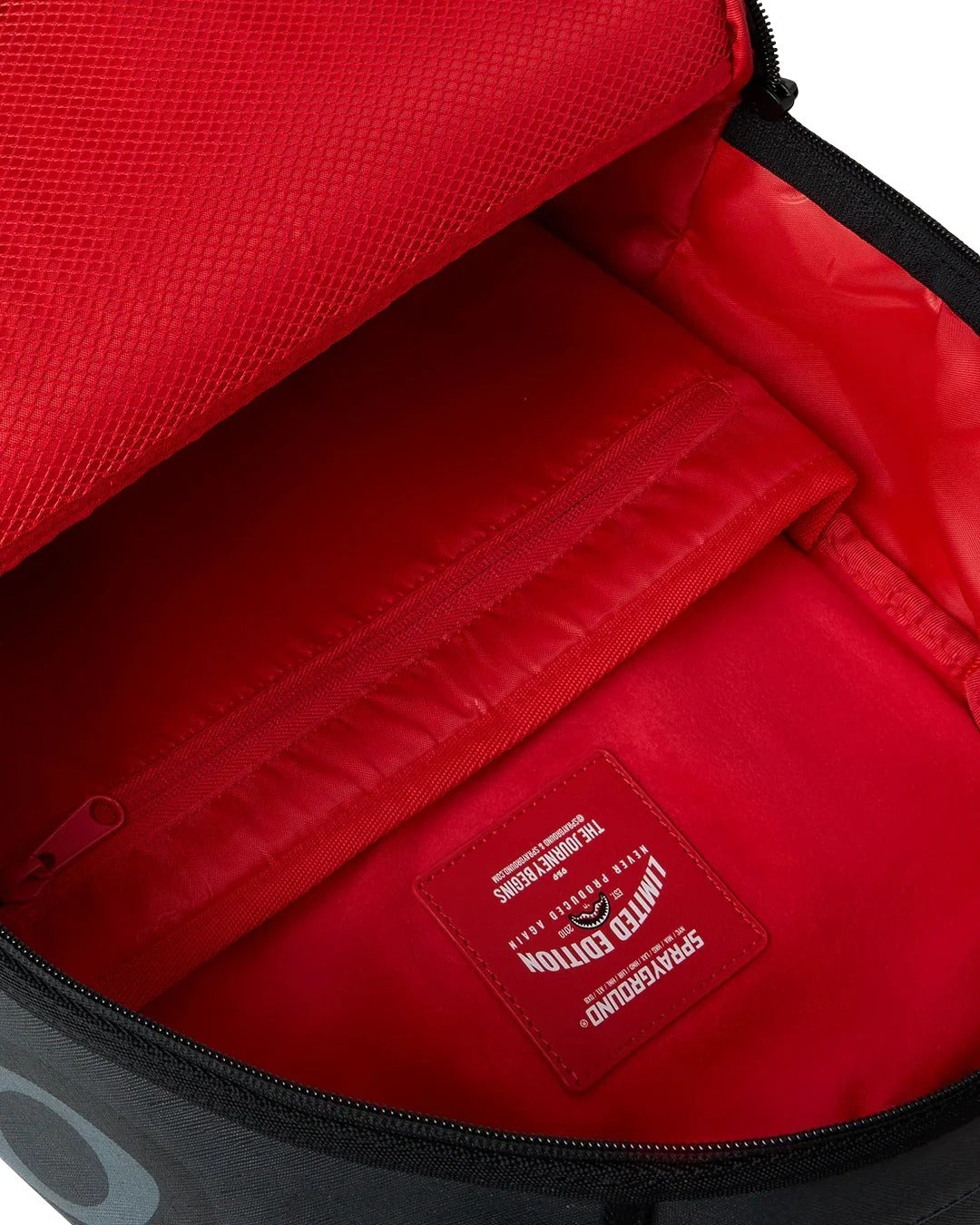 SPRAYGROUND Zaino CENTER RIP REVEALING CHECK SAVAGE-Nero/Grigio