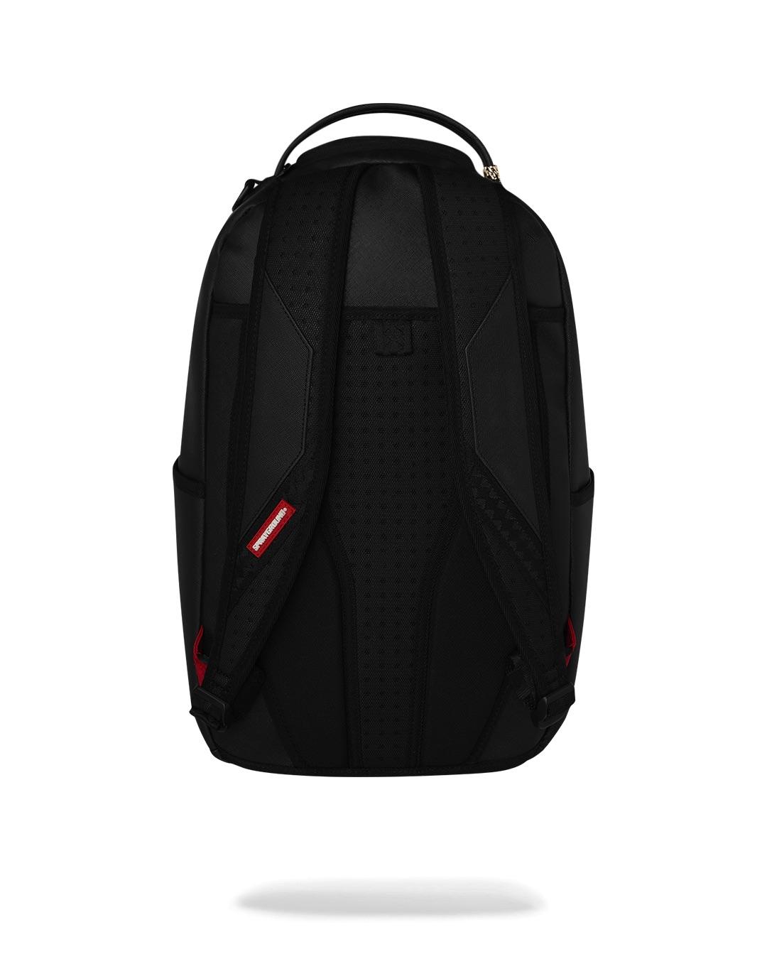 SPRAYGROUND Zaino SHARK CENTRAL EMBROIDERED-Nero