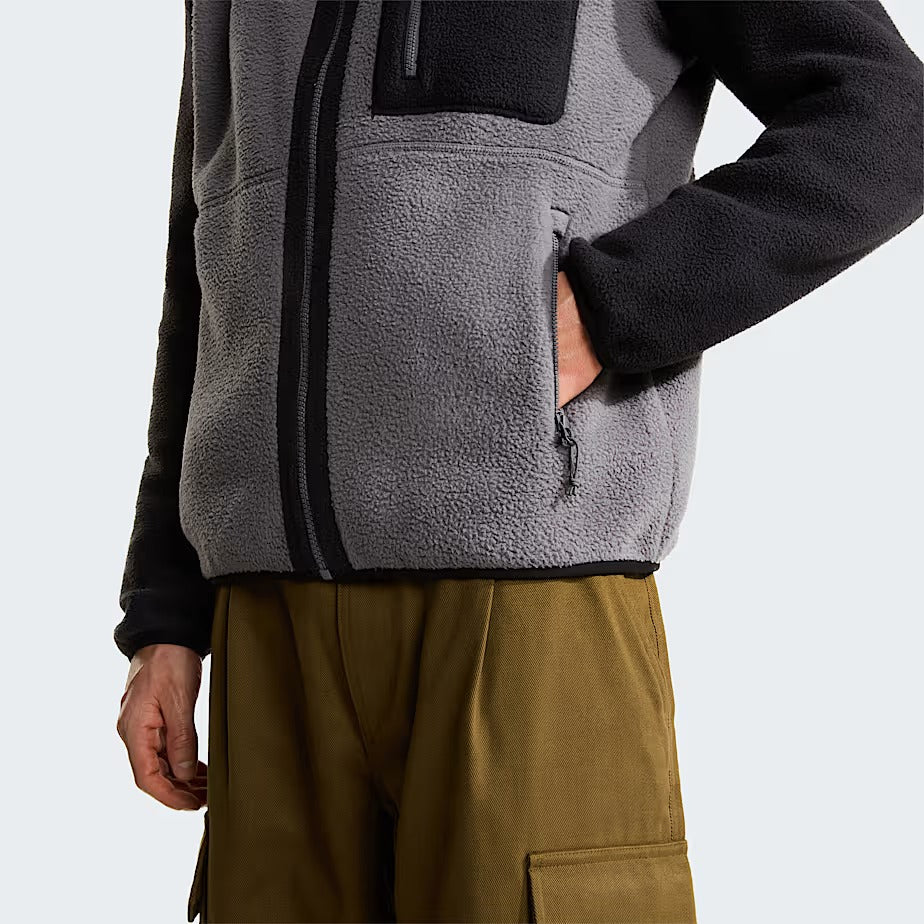 THE NORTH FACE Felpa Uomo YUMIORI-Smoked Pearl/Tnf Black