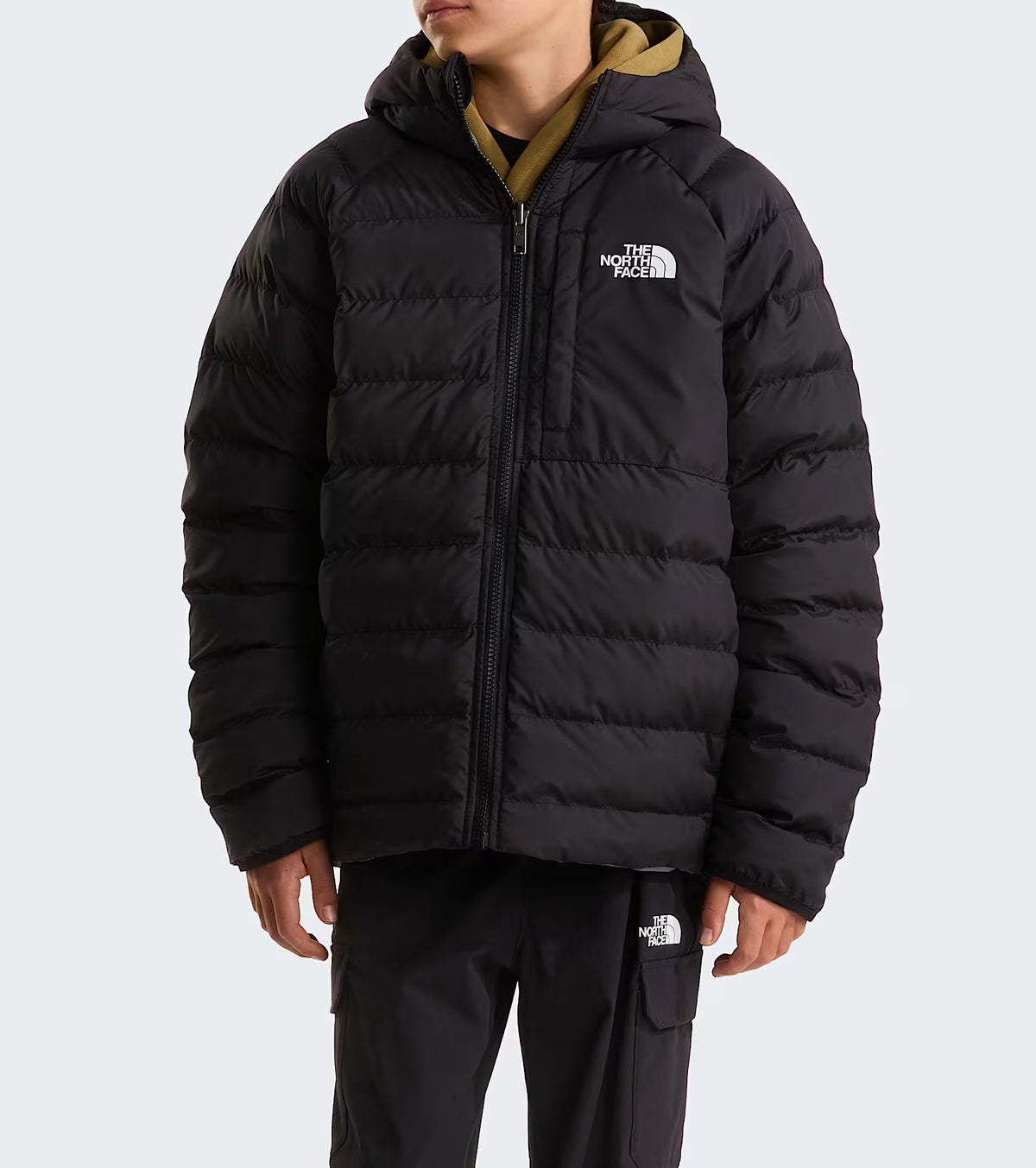 THE NORTH FACE Giacca Ragazzi REVERSIBLE PERRITO-Tnf Black Smoked Pearl