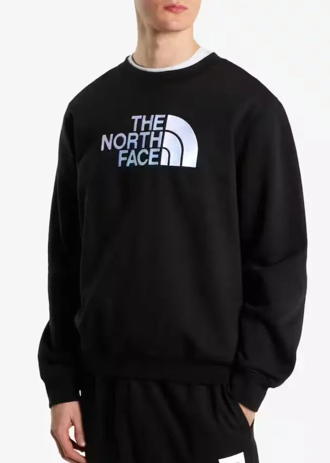 THE NORTH FACE Felpa Uomo ESSENTIAL DREW PEAK Girocollo-Tnf Black