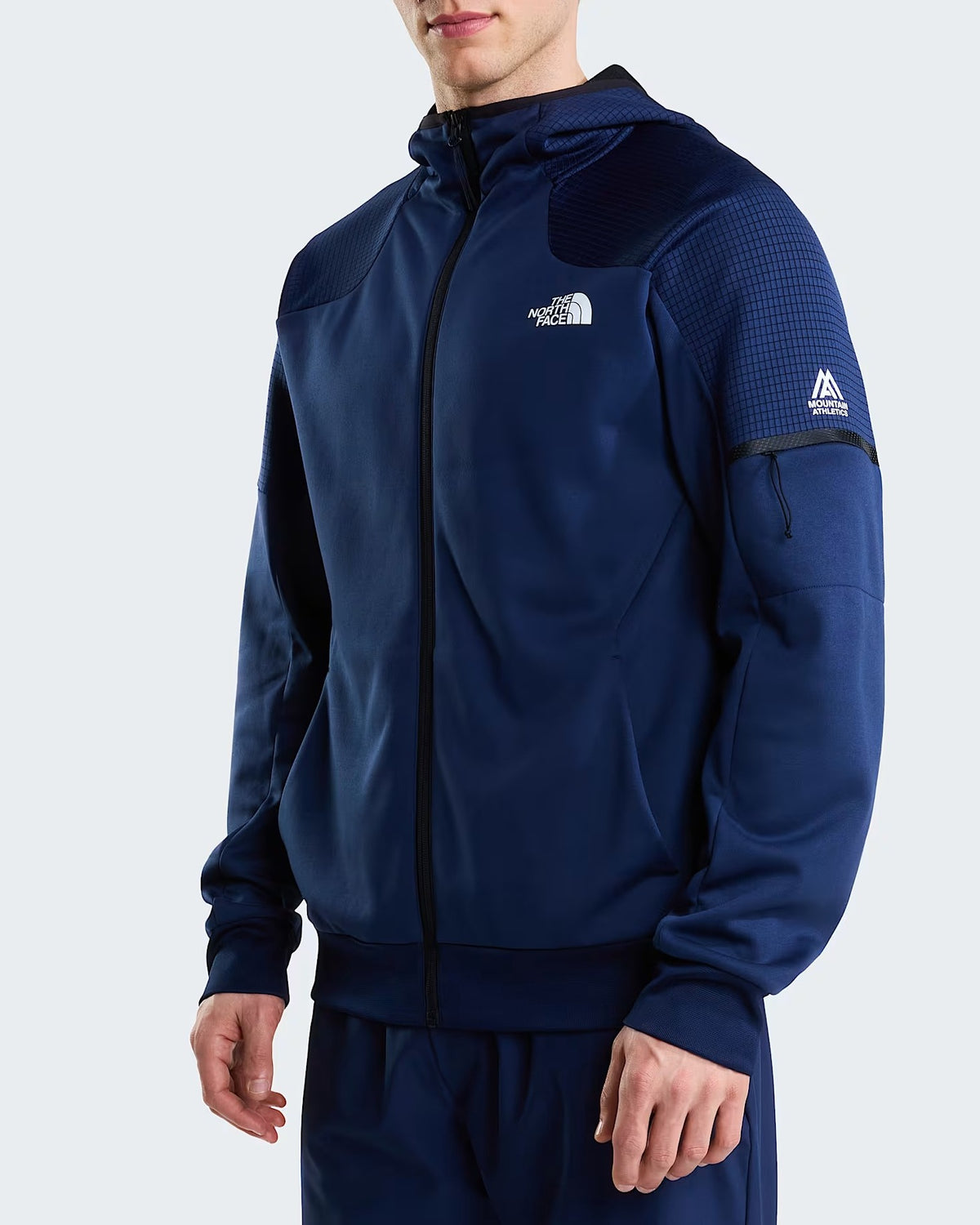 THE NORTH FACE Felpa Uomo MOUNTAIN ATHLETICS FULL ZIP-Summit Navy
