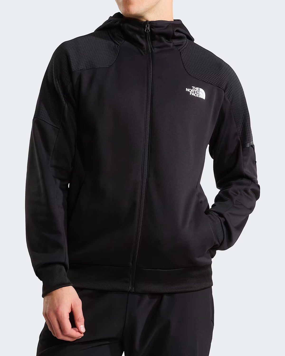 THE NORTH FACE Felpa Uomo MOUNTAIN ATHLETICS FULL ZIP-Tnf Black
