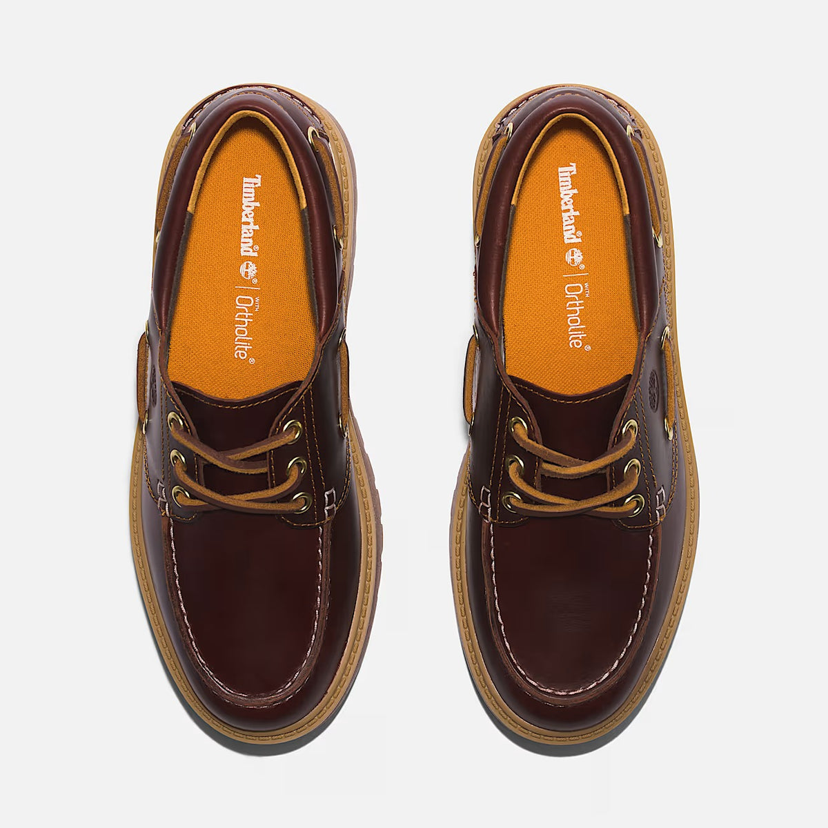 TIMBERLAND Scarpa Donna PLATEAU STONE STREET BOAT SHOE-Dark Brown