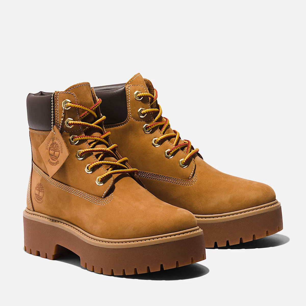 TIMBERLAND Scarponcino Donna STONE STREET 6 INCH WATERPROOF Platform-Wheat