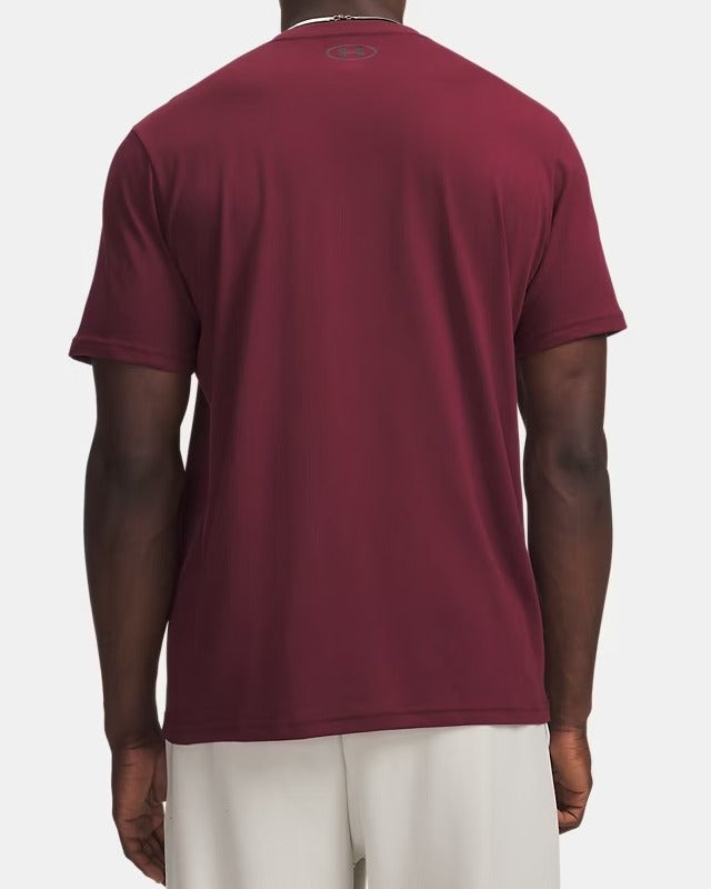 UNDER ARMOUR T-Shirt Uomo SPORTSTYLE Left Chest Logo-Vintage Maroon