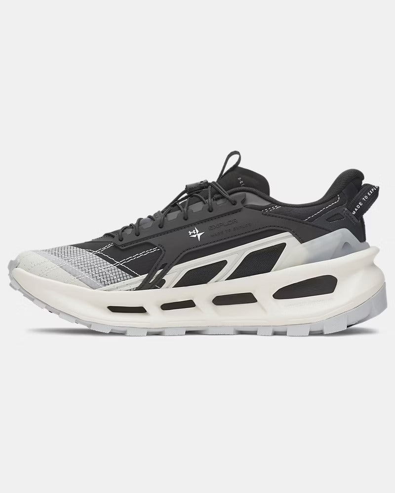 UNDER ARMOUR Sneaker Uomo EXPLOR TRAIL-Summit White/Black/Grey