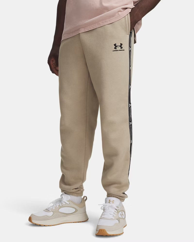 UNDER ARMOUR Jogger Uomo ICON FLEECE TAPED-City Khaki