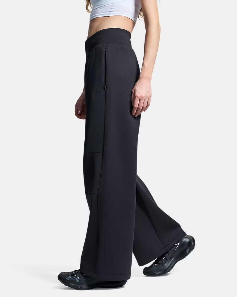 UNDER ARMOUR Jogger Donna UNSTOPPABLE FLEECE TEXTURED-Ultimate Black