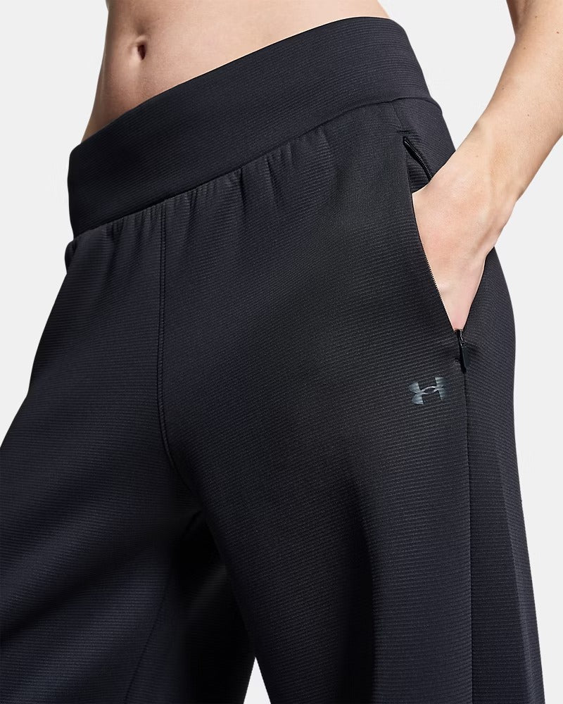 UNDER ARMOUR Jogger Donna UNSTOPPABLE FLEECE TEXTURED-Ultimate Black