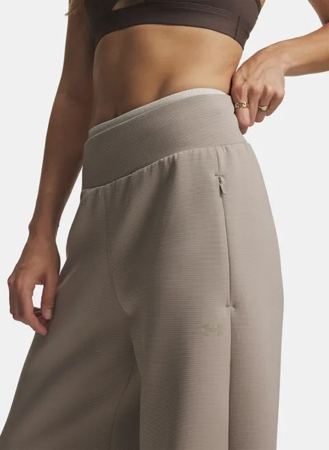 UNDER ARMOUR Jogger Donna UNSTOPPABLE FLEECE-Textured-Timberwolf Taupe Light