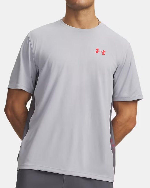 UNDER ARMOUR T-Shirt Uomo Tech Utility-Mod Gray