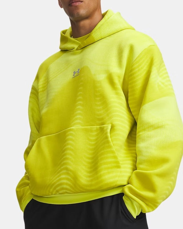 UNDER ARMOUR Felpa Uomo ICON FLEECE PRINTED-Flash Light
