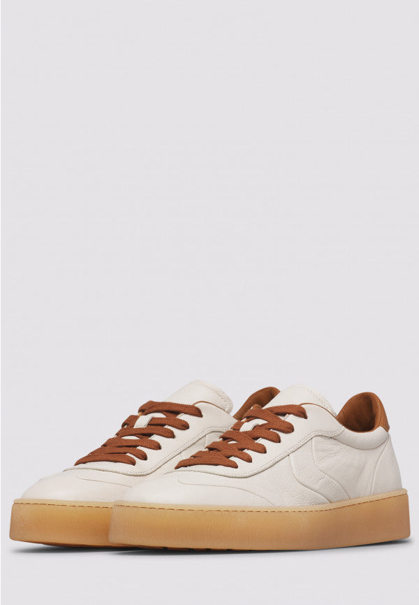 VOILE BLANCHE Sneaker Uomo MIND 02-Latte/Cognac