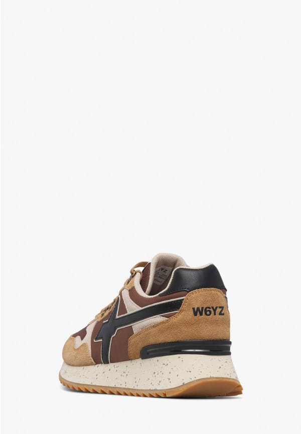 W6YZ Sneaker Uomo Yak-M-Marrone/Beige