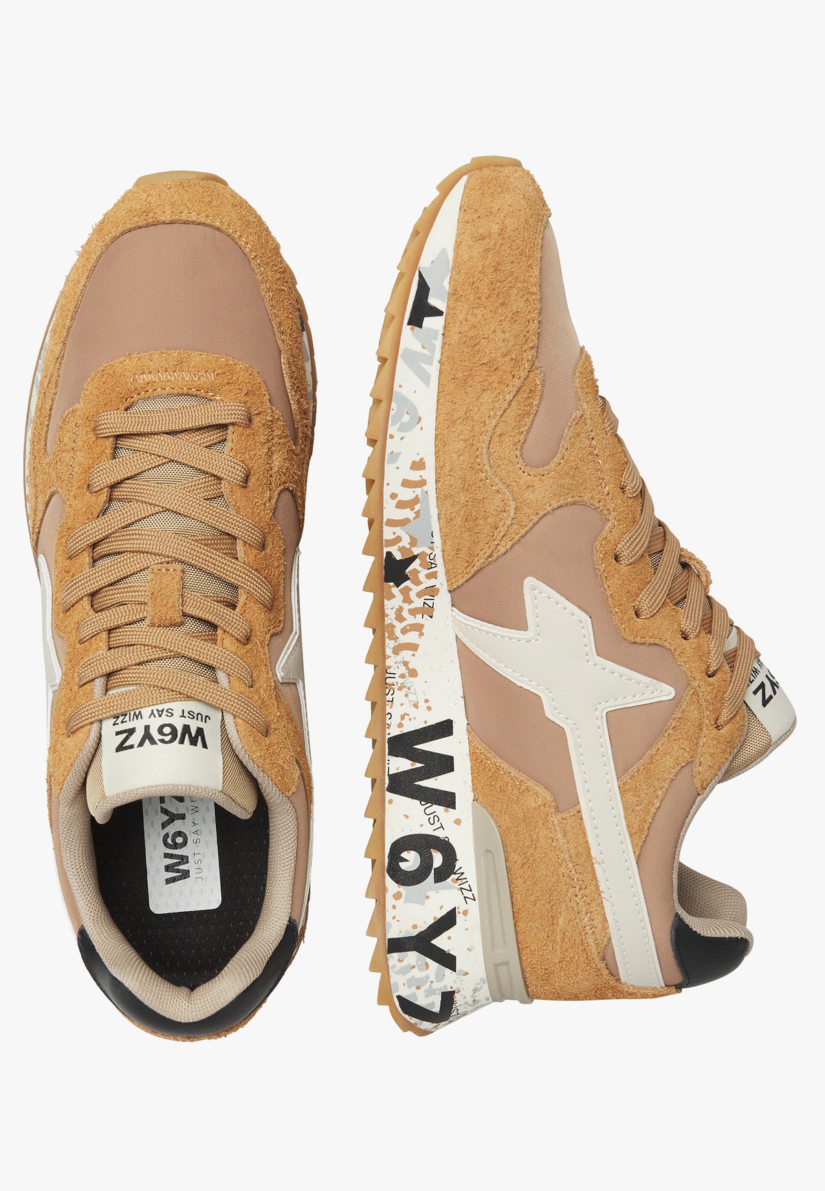 W6YZ Sneaker Uomo Yak-M-Marrone/Beige
