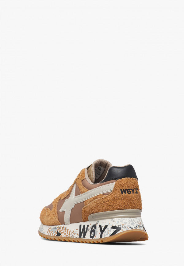 W6YZ Sneaker Uomo Yak-M-Marrone/Beige