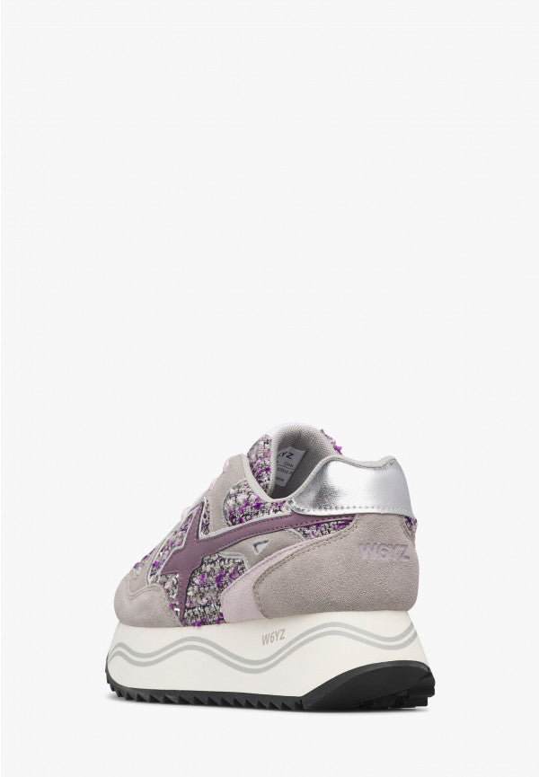 W6YZ Sneaker Donna Deva W-Grigio/Lilla