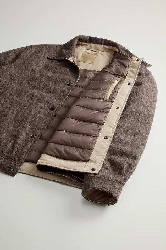 WOOLRICH Giacca Camicia Uomo WOOL KEATING-Falcon
