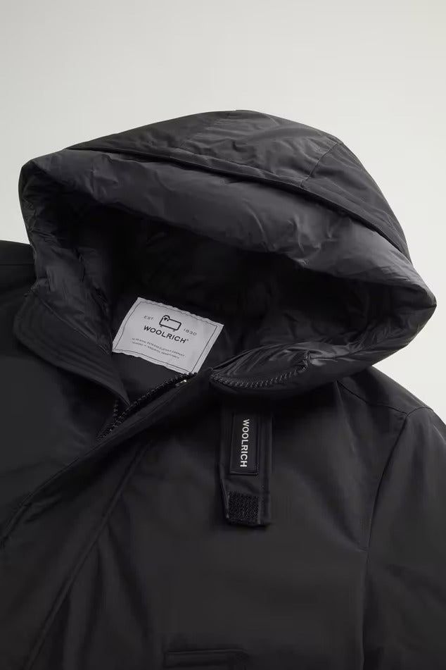 WOOLRICH Parka Uomo POLAR HIGH COLLAR-Black