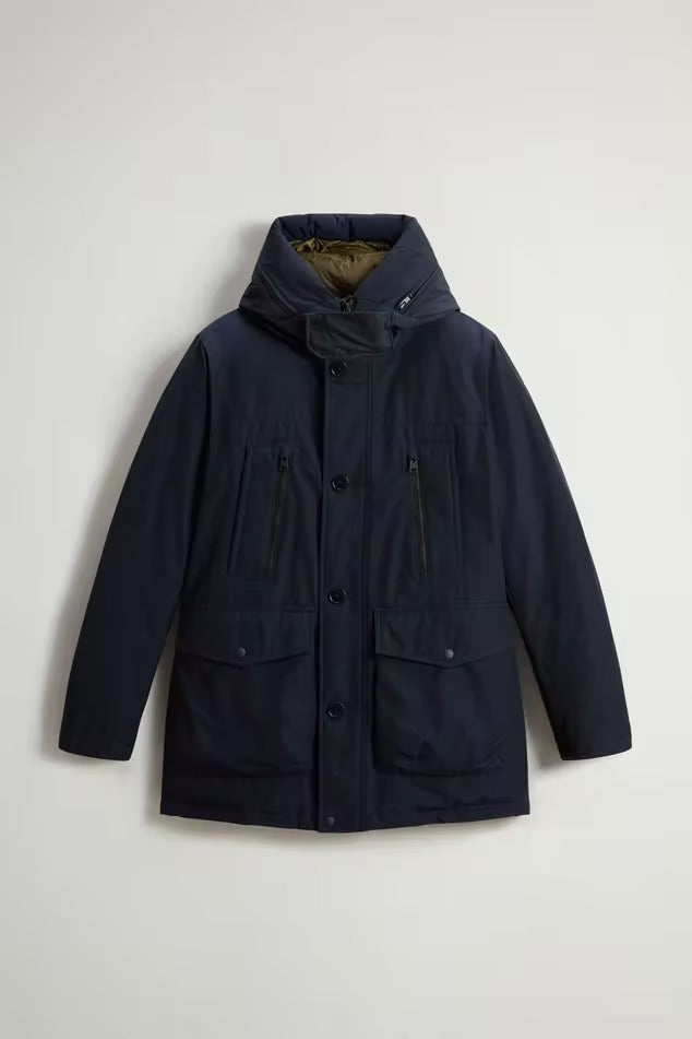 WOOLRICH Parka Uomo Ramar Arctic-Blue Melton