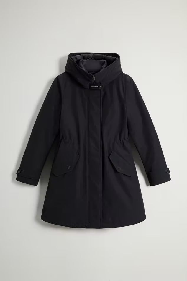 WOOLRICH Parka Donna AUTHENTIC 3 IN 1-Black