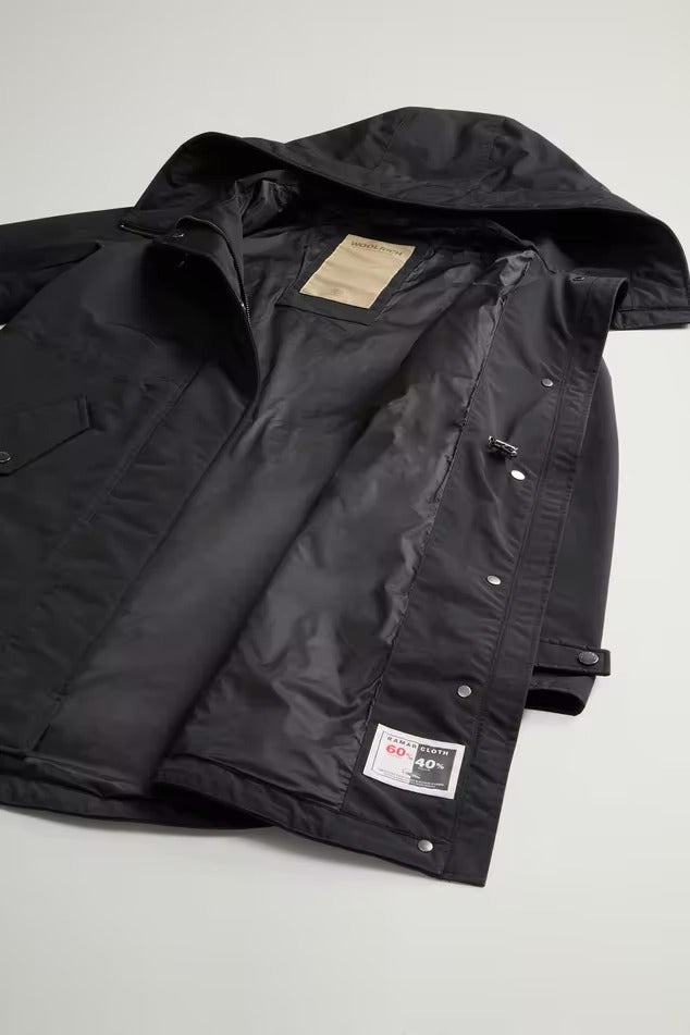 WOOLRICH Parka Donna AUTHENTIC 3 IN 1-Black