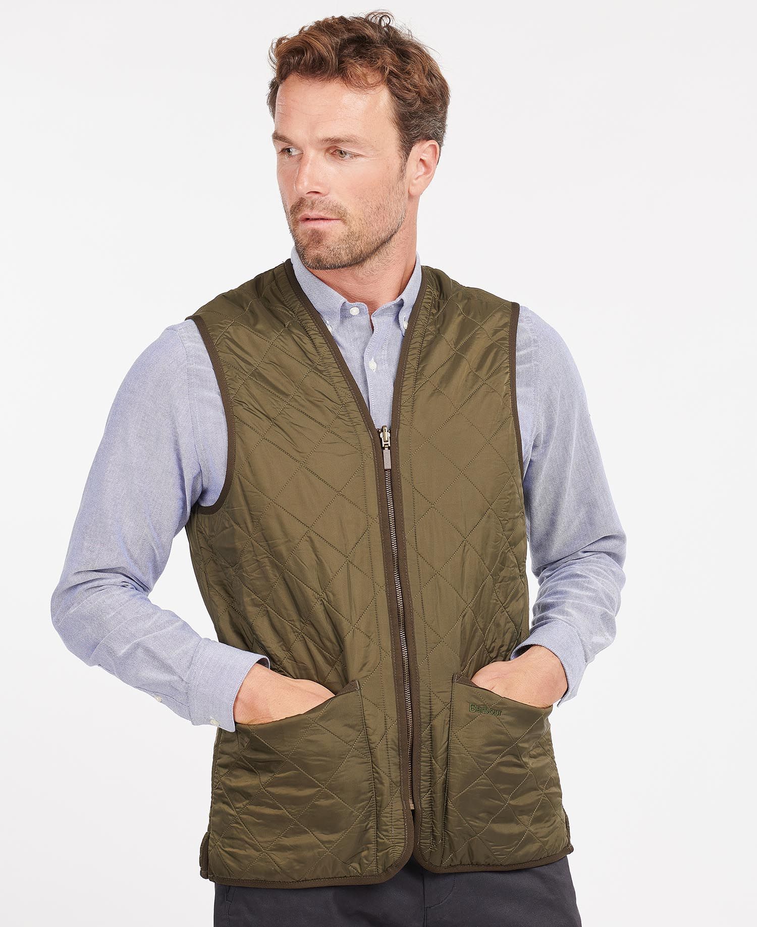 BARBOUR Gilet Uomo Polarquilt MLI0002 Olive