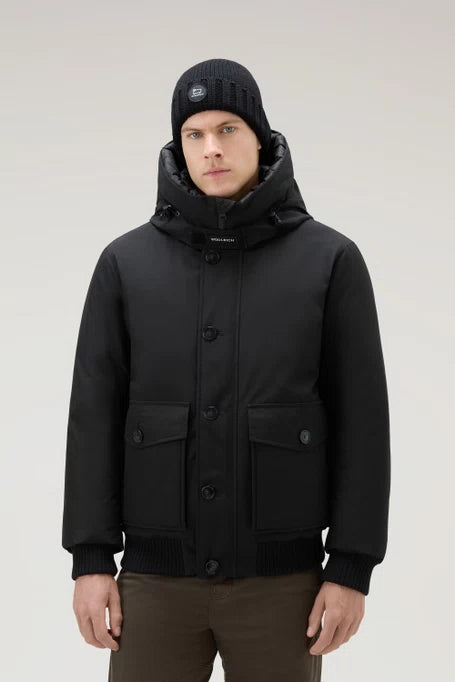 WOOLRICH Bomber Uomo Polar WOOU0785 Nero