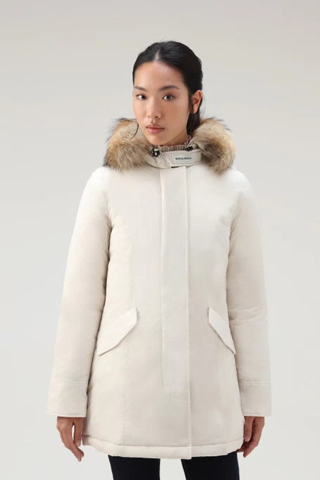 WOOLRICH Parka Donna Luxury Arctic WWOU0652 Crema