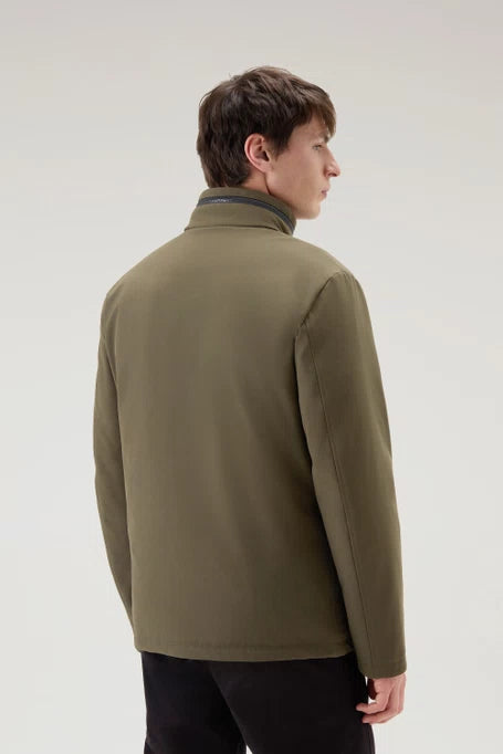 WOOLRICH Men's Softshell Field Jacket WOOU0793 Dark Green