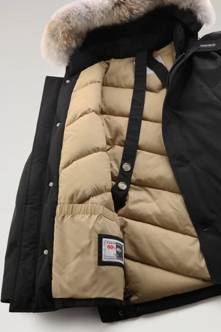 WOOLRICH Giubbotto Uomo Arctic Anorak WOOU0484 Nero