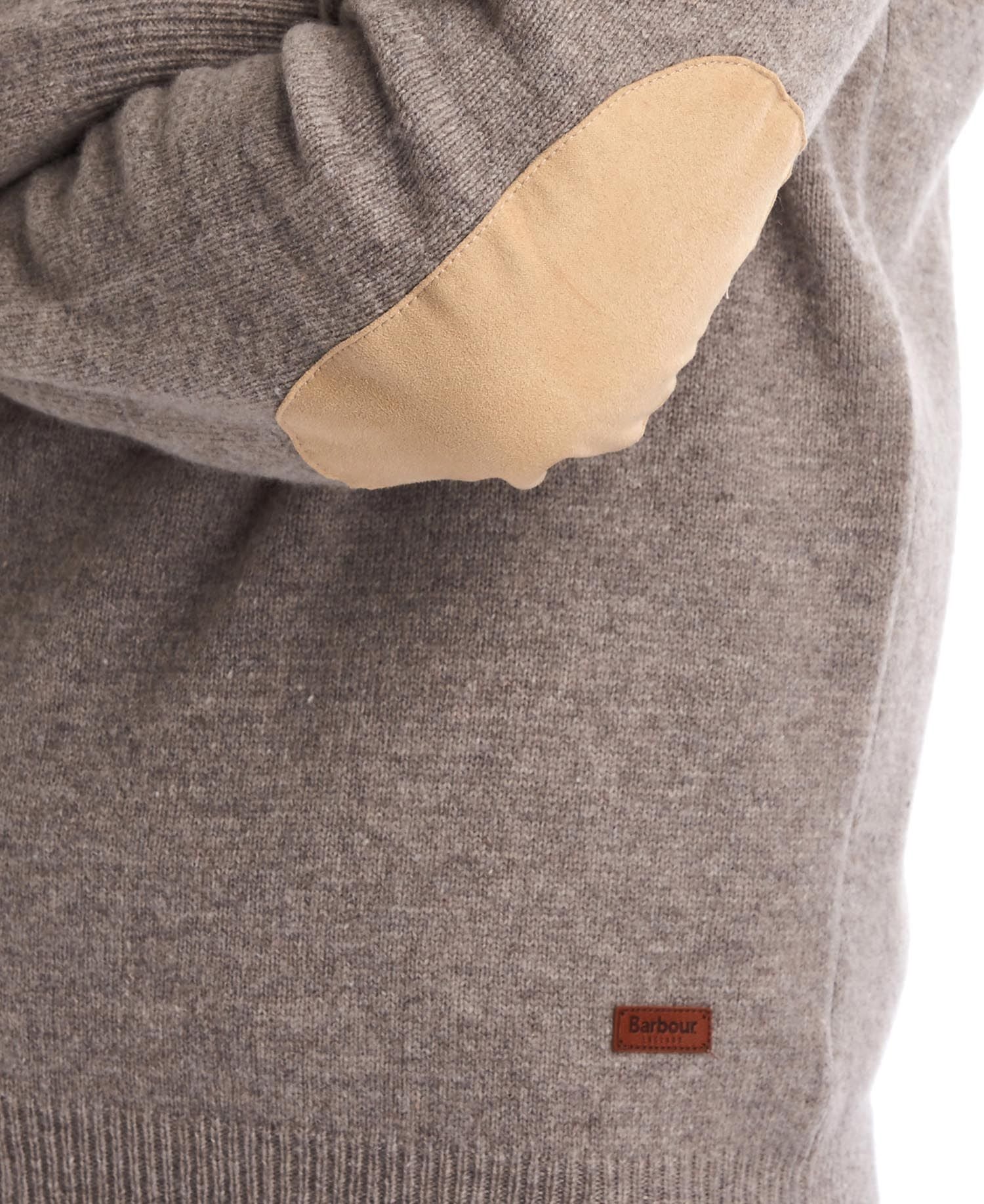 BARBOUR Maglione Uomo Essential Patch Crew MKN0584 Stone