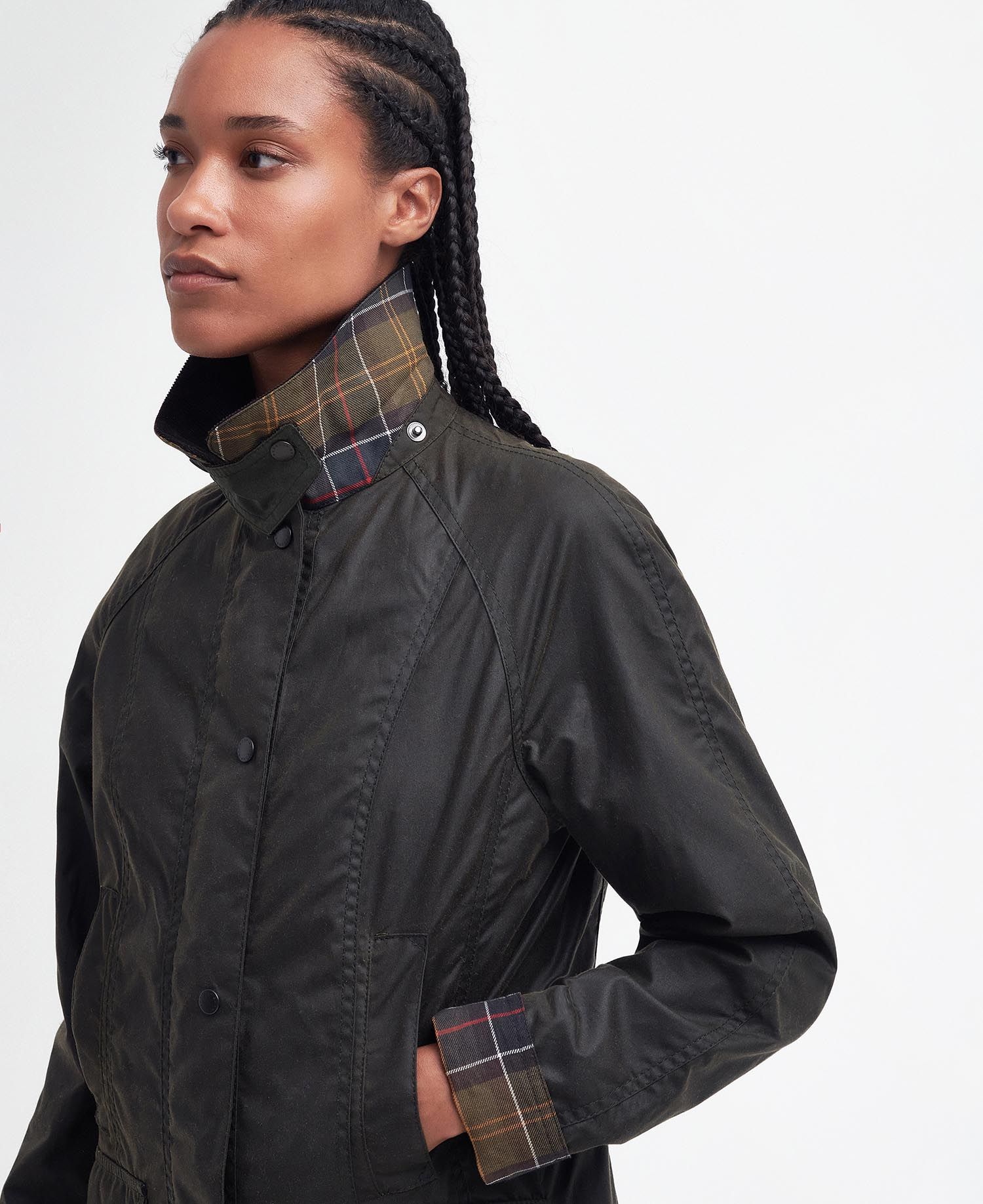 Barbour Giubbotto Donna Beadnell LWX0668 Olive