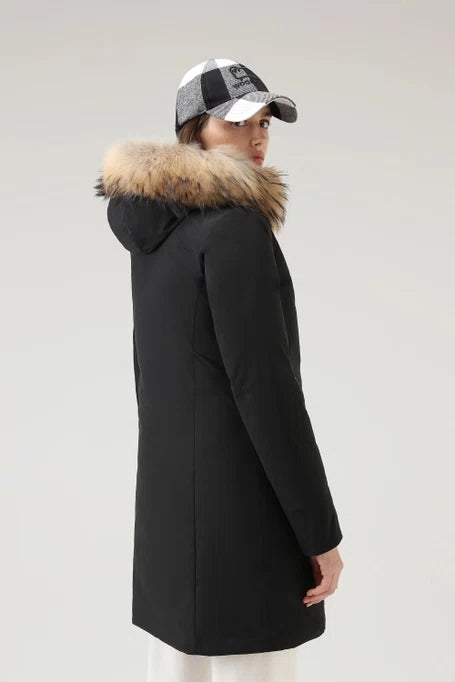 WOOLRICH Cappotto Donna Luxury Boulder WWOU0813 Nero