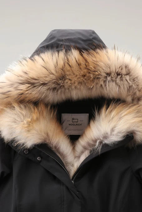 WOOLRICH Cappotto Donna Luxury Boulder WWOU0813 Nero