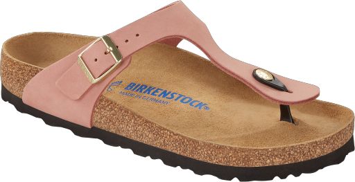 Birkenstock Gizeh SFB old rose, Nubuck Leather