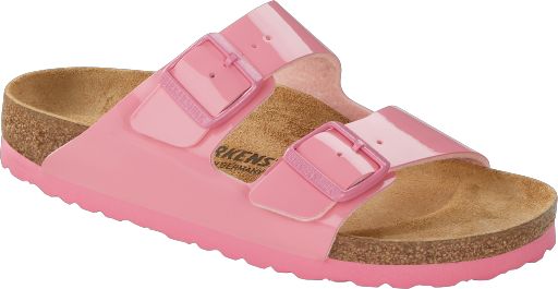 Birkenstock Arizona patent candy pink, Birko Flor Patent