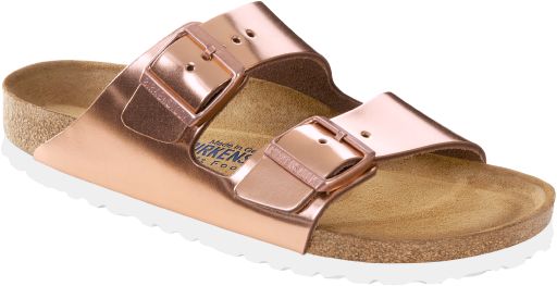 Birkenstock Arizona SFB metallic copper, Leather