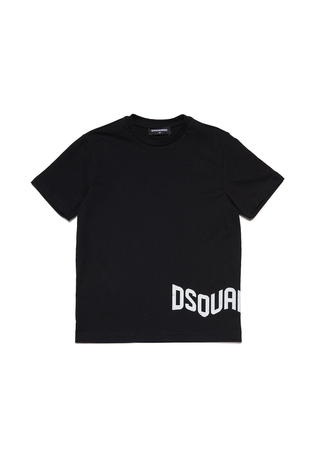 Dsquared2-T-Shirt Unisex Bambino Relax Logo-Nero