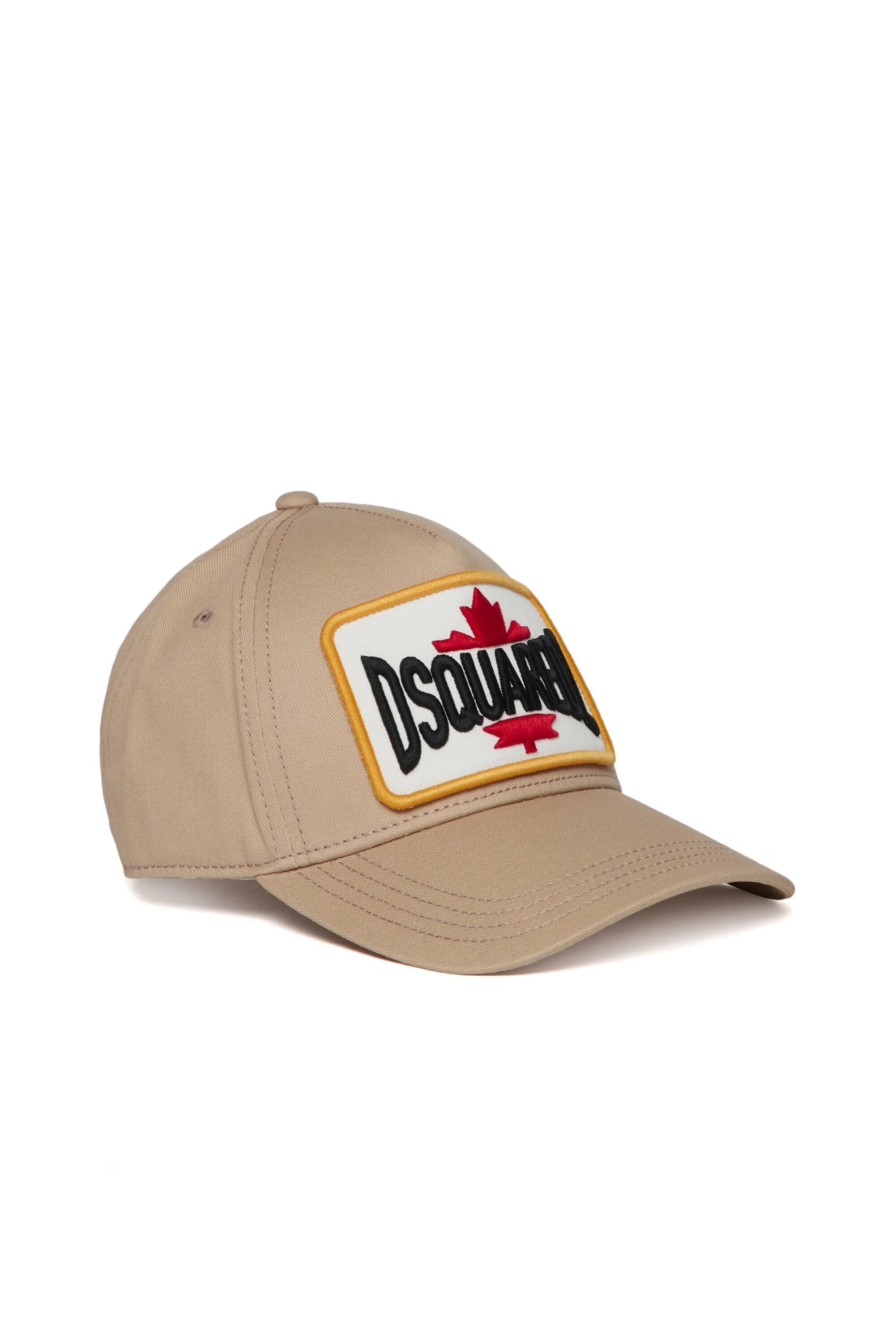 DSQUARED2-Cappello Bambino Patch Leaf-Beige