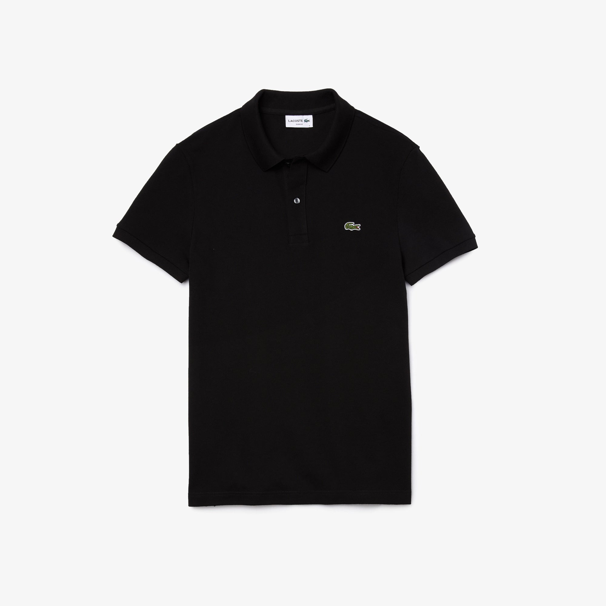 LACOSTE Polo Classica Uomo L.12.12 Slim Fit Nero