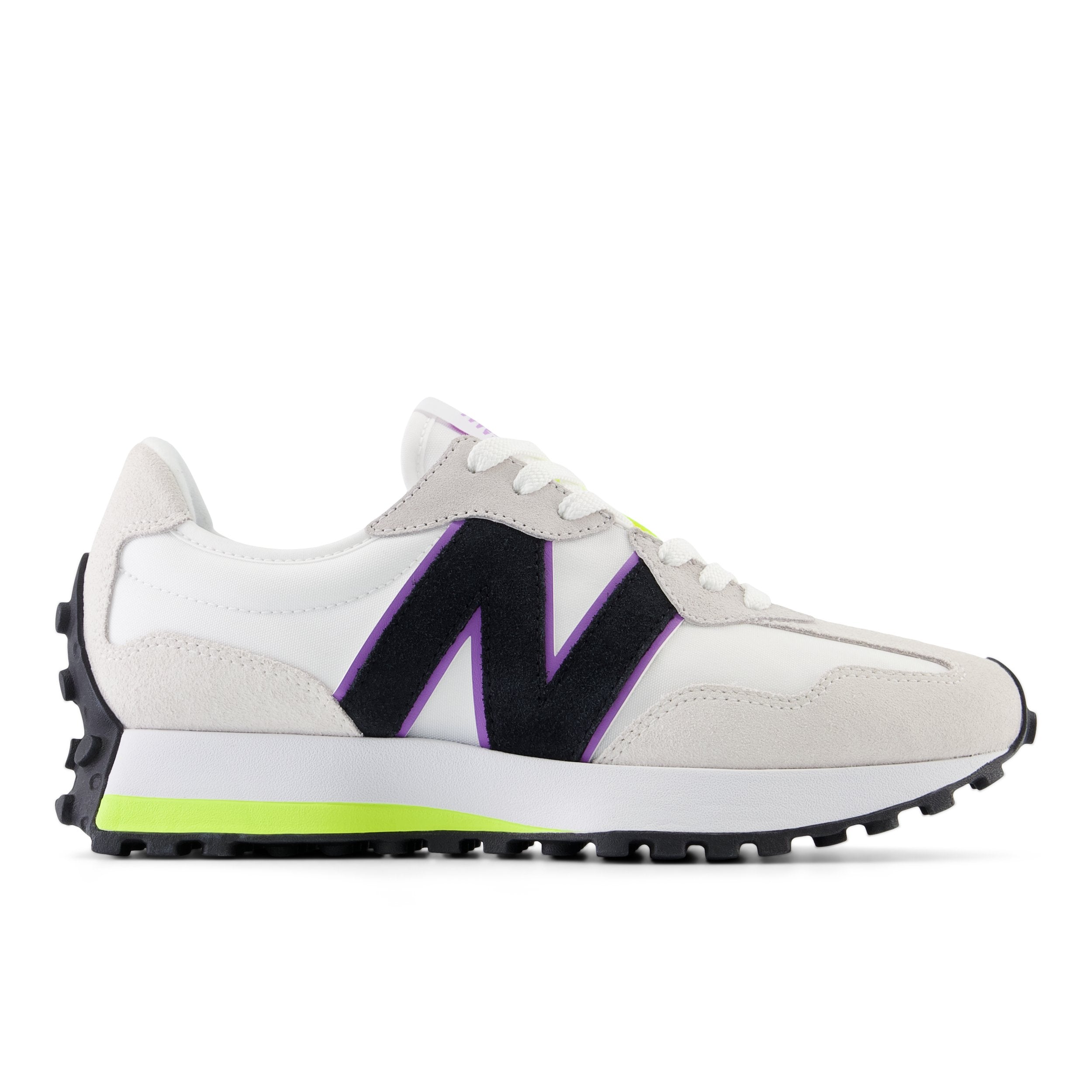 NEW BALANCE-Sneakers Donna 327-White/Yellow/Pink