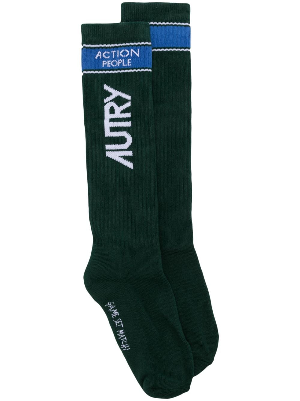 Autry Unisex Sporty Socks SOSU-46GW Green/White